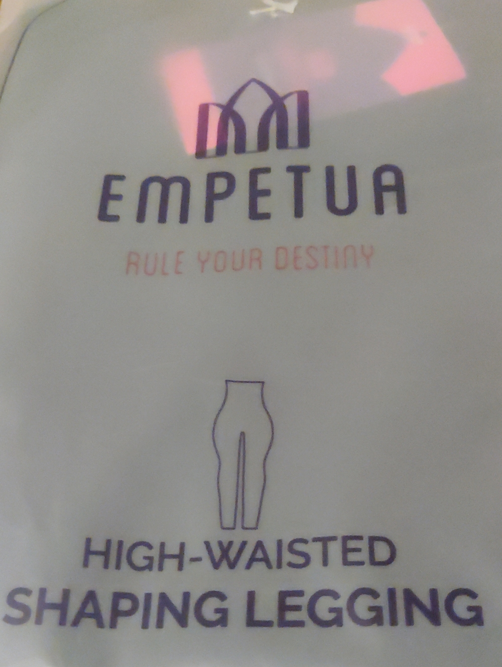 Women's High-Waisted Shaping Legging - Black EMPETUA Size Large New In Package - Picture 2 of 4
